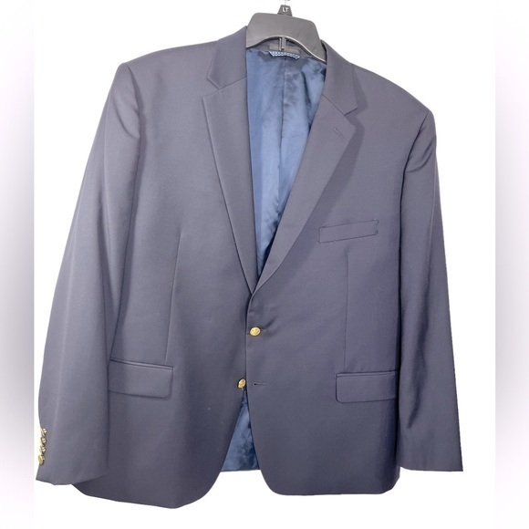 Contemporary black blazer by Ralph Lauren black label. Size 50R